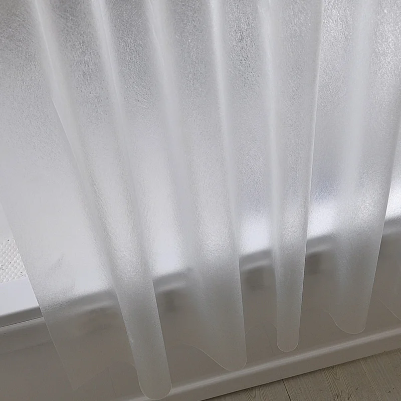 Дешево Скандинавские пластиковые водонепроницаемые занавески для душа без ударов, полупрозрачные утолщенные занавески для ванной, матовые атмос...