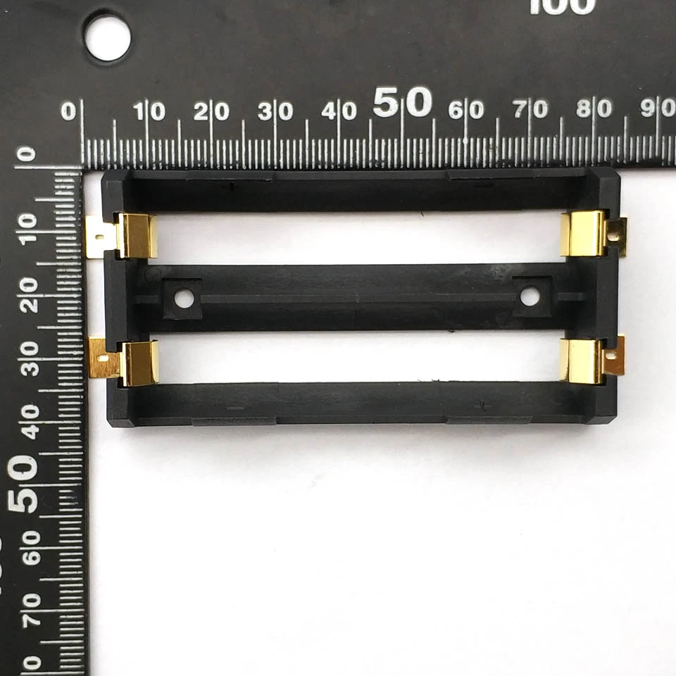 18650 Батарея держатель SMD SMT Высокое качество Чехол коробка с бронзовые значки TBH 2C