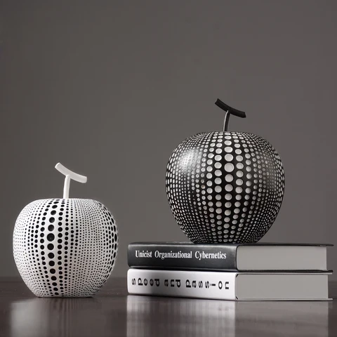 Planta de Jardim de Decoração Artigos de Decoração para Casa Acessórios de Decoração Europa Minimalista da Apple Decorcrafts Resina Criativo Fruit