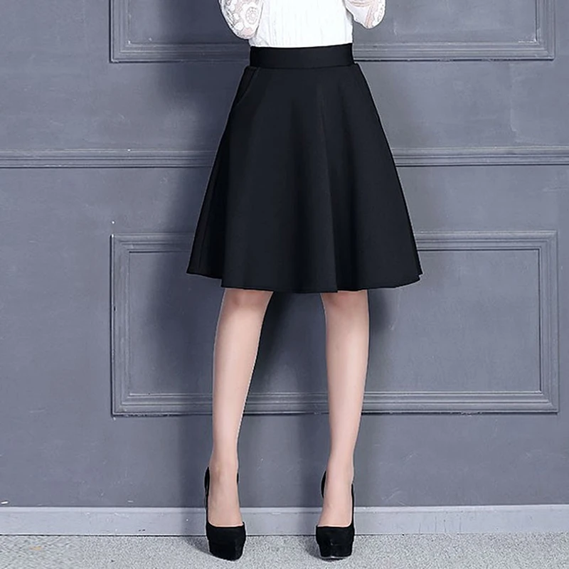 Новинка, летняя стильная сексуальная юбка для девушек, Корейская короткая модная женская плиссированная юбка, женская одежда, черный и красный цвета