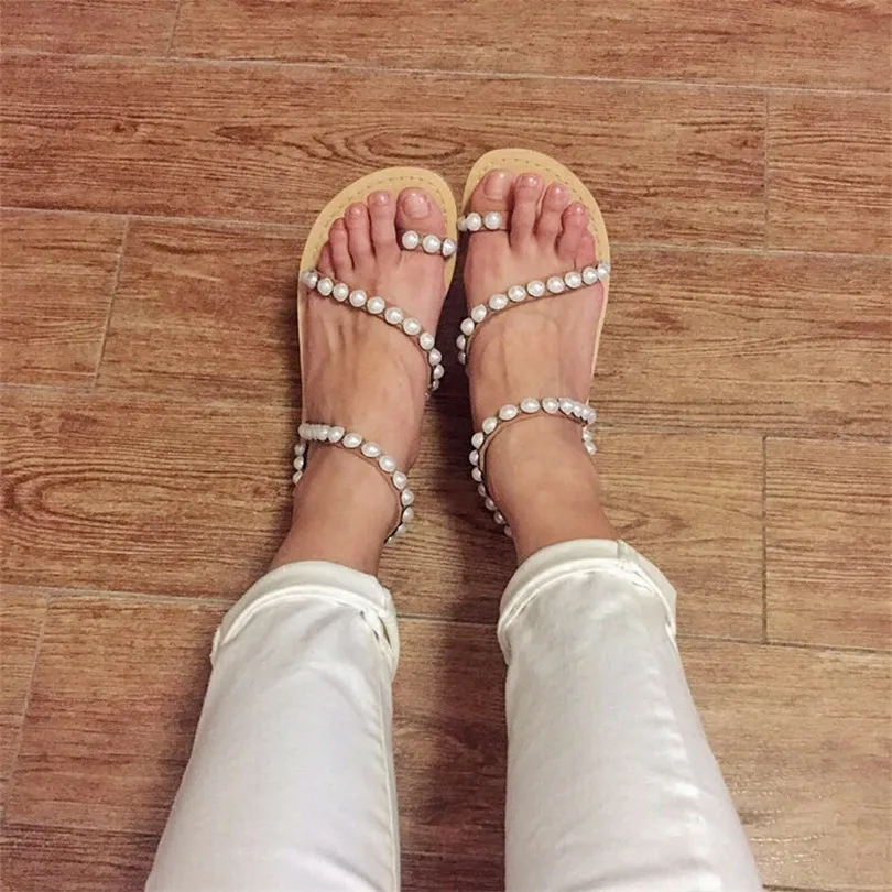 pearl embellished shoes