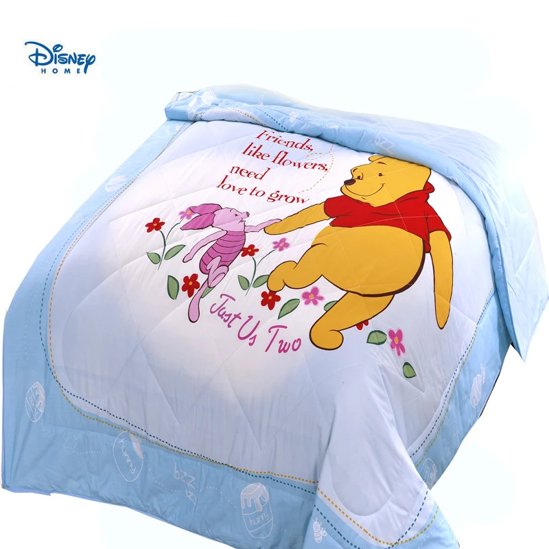 Тонкое стеганое одеяло disney winnie the pooh bear покрывало постельное белье на лето|Одеяла|