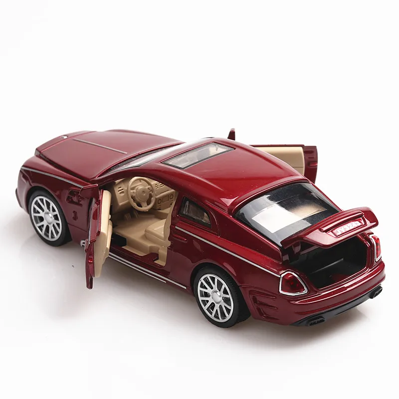 1:32 Rolls-Royce Phantom Diecasts& Toy Vehicles модель автомобиля со звуком и светильник коллекция автомобиля игрушки для мальчика Детский подарок