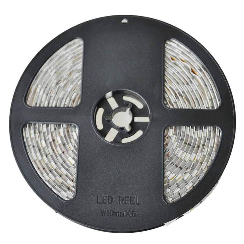 Black FUNN-5M 300 светодиодный 5050 SMD теплый белый Водонепроницаемый автомобилей гибкая светильник 12V DIY Вечерние - Цвет: Black