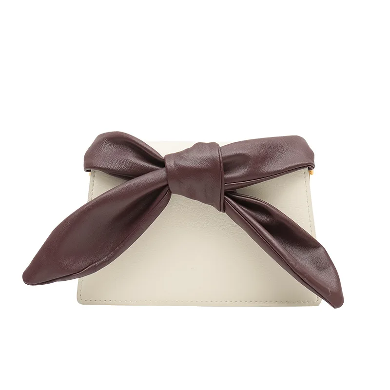 

2019 Summer New Design Mini Genuine Leather Messenger Bag with Bow for Women