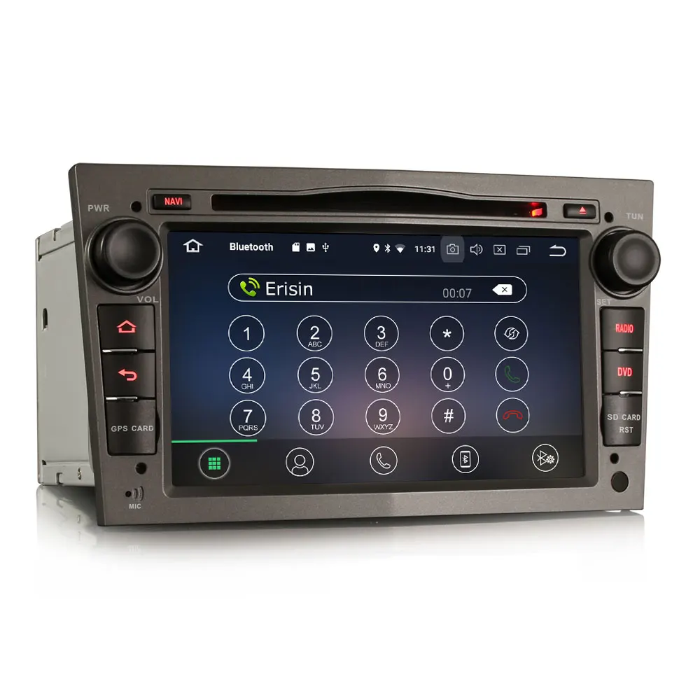 Erisin ES3960PG PX30 Android 8 1 Автомобильный мультимедийный плеер 7 &quotавтомобильный DVD gps для