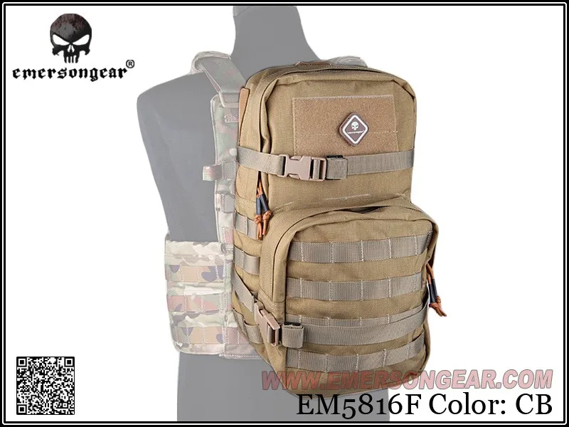 Emersongear модульный штурмовой пакет w 3L Гидратация Военный путешествия многоцелевой molle рюкзак сумка Мультикам EM5816