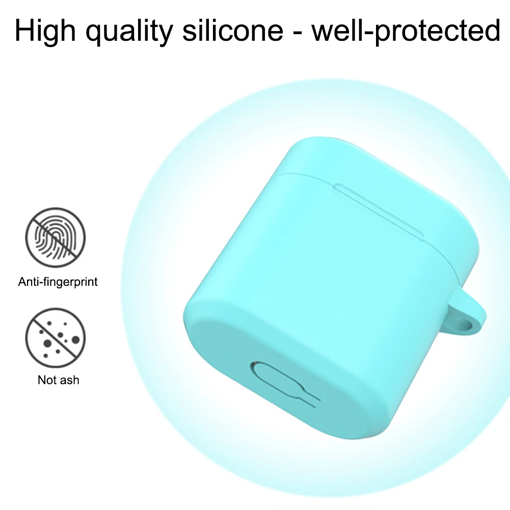 

Wireless Bluetooth Earphone Soft Silicone Protective Case For Honor FlyPods Pro Huawei FreeBuds 2 Pro Cover Anti-lost Carabiner