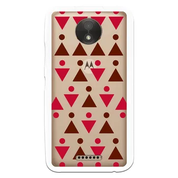 

Stand case costume drawing Triangulos Red WP005 for Motorola Moto C
