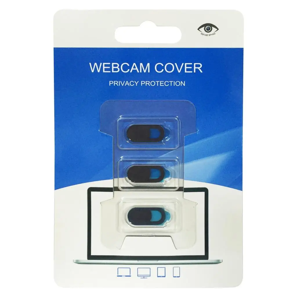 Pack of 3 Colour Webcam Cover Shutter Magnet Slider Camera Lens Privacy Sticker for Phone Laptop Universal Protection Cover