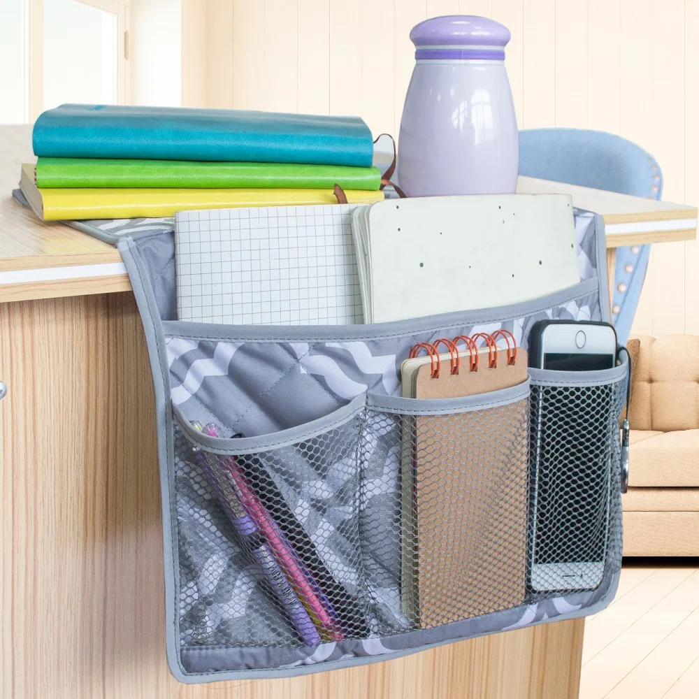 

Multifunctional sofa storage box TV remote control hanging storage sofa chair ArmRest side bag storage bag foldable