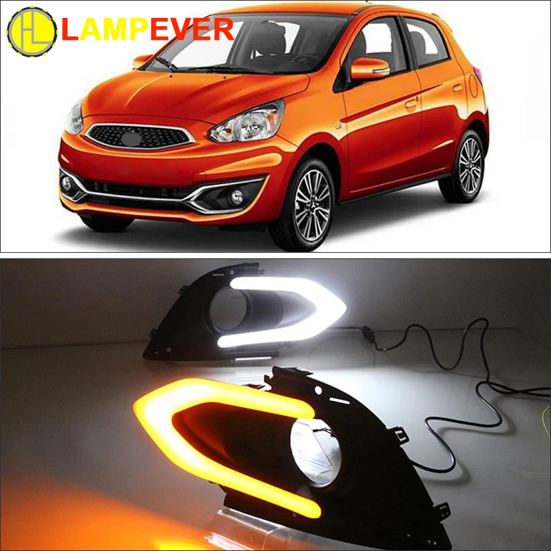 2 Pcs for Mitsubishi mirage 2016 2017 LED Width Light DRL Signal Light