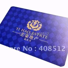 0,38 мм непрозрачные матовые визитные карточки, ПВХ полноцветные печатные с обеих сторон