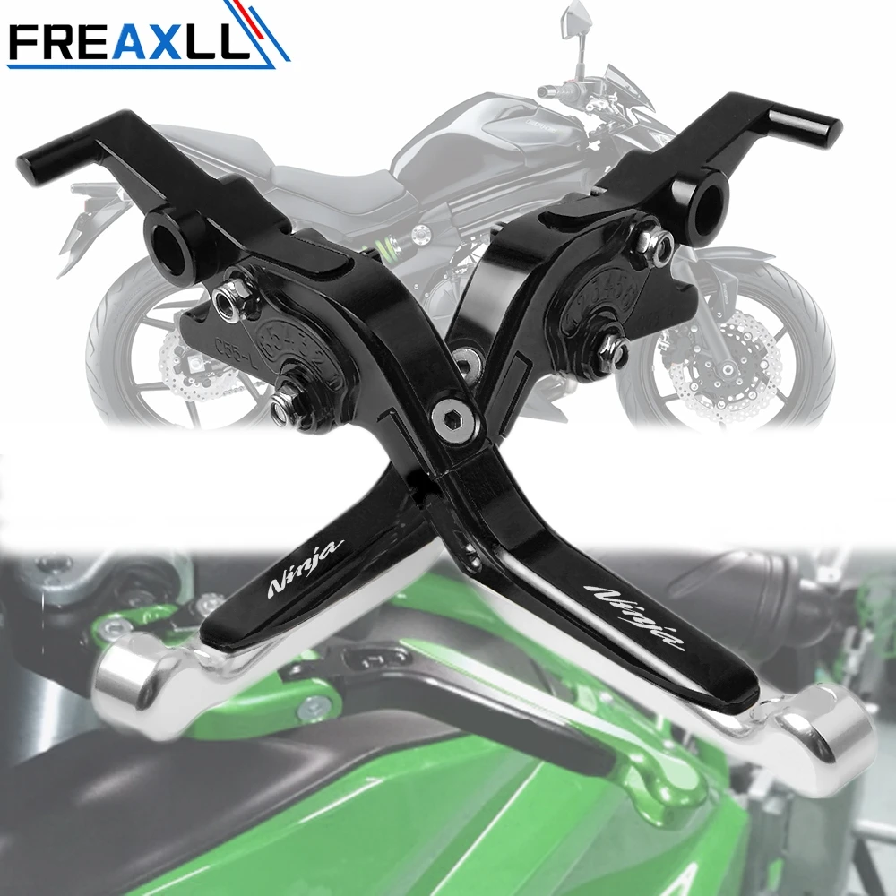 Для Kawasaki NINJA 650R 2017 2018 Moto Складная Выдвижная Регулируемый ЧПУ Alumium мотоцикл сцепные
