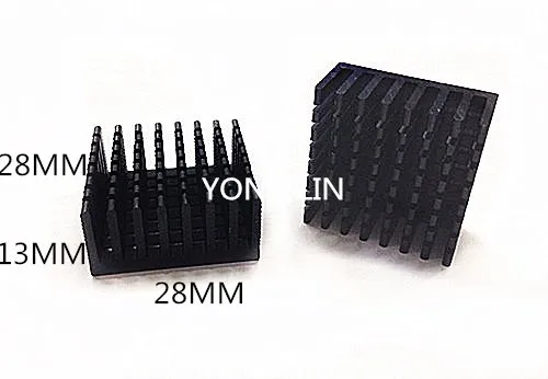 100 шт. светодиодный heatsink28* 13-28 мм/ic алюминиевый радиатор/светодиодный радиатор/многофункциональный электронный радиатор