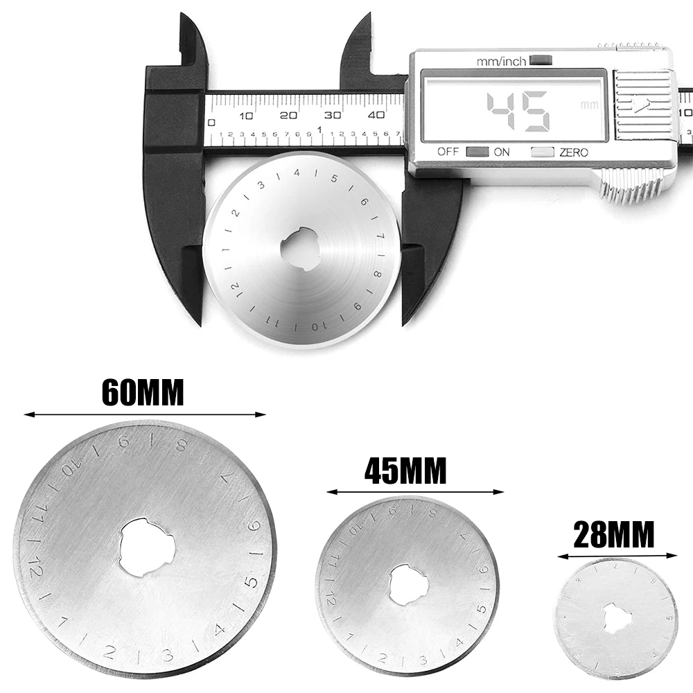 28/45/60 мм Фреза лезвие отрезать Лоскутные поделки роликовая пилка триммер для носа Ткань Кожа Бумага «сделай сам» для дома швейная инструмент