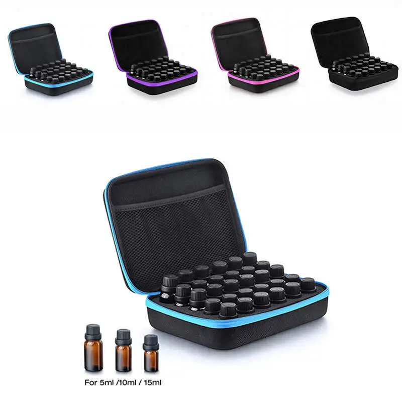 

Portable 30 Lattices Essential Oil Bottle Storage Case Travel Essential Oil Bottle Storage Box For 5ML 10ML 15ML Bottles