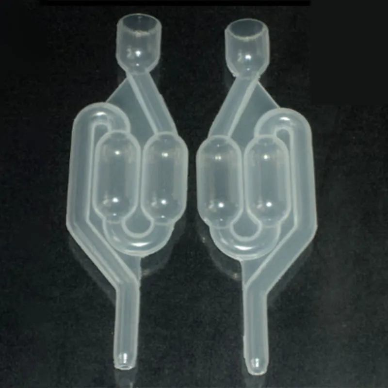 

S-Shape Twin Bubble Grommet Fermentation Wine Making home-brewed beer wine cider