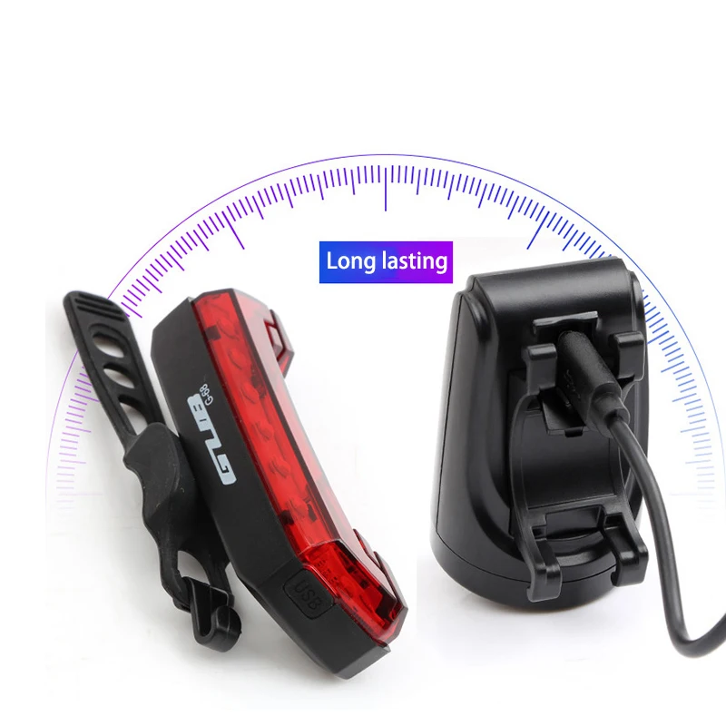 GUB велосипедный пульт дистанционного управления поворотный фонарь USB интерфейс заряжаемая велосипедная лампа аксессуары для велоспорта с трубой G-68 - Цвет: As pictures show