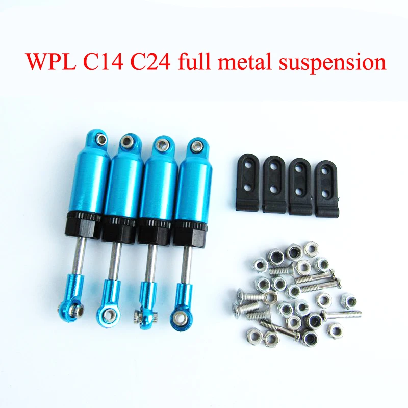 Wpl c14 c24 dedicated full metal shock absorber OP accessories climbing off-road DIY upgrade accessories model car Wpl c14 c24 dedicated full metal shock absorber OP accessories climbing off-road DIY upgrade accessories model car