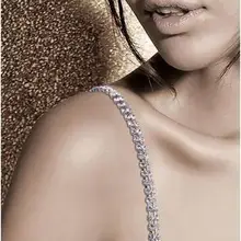 Ужин Кристалл кисточкой ремень модели нижнее белье корейский горный хрусталь ремни невидимые бретели бюстгальтера ремни