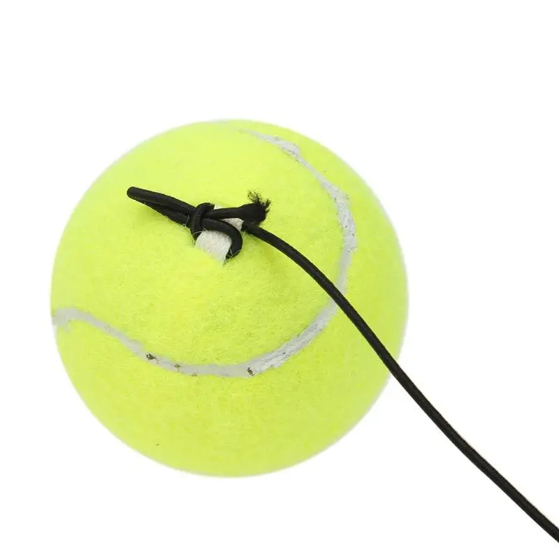 Теннисный тренировочный тренажер одиночный самообучающий Теннисный тренировочный инструмент Упражнение отскок мяч плинтус устройство