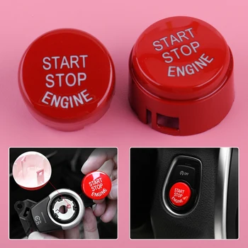 

CITALL New RED Engine Start Stop Button Push Switch Replace Cover for BMW 1 2 3 4 5 6 7 Series F20 F30 F10 2015
