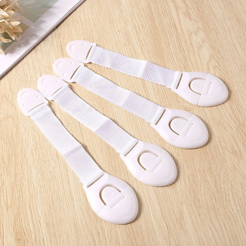 

8 PCS Baby Safety Lock Drawer Lock Multi-function Protection Baby Refrigerator Lock Children Long Cabinet Door Lock