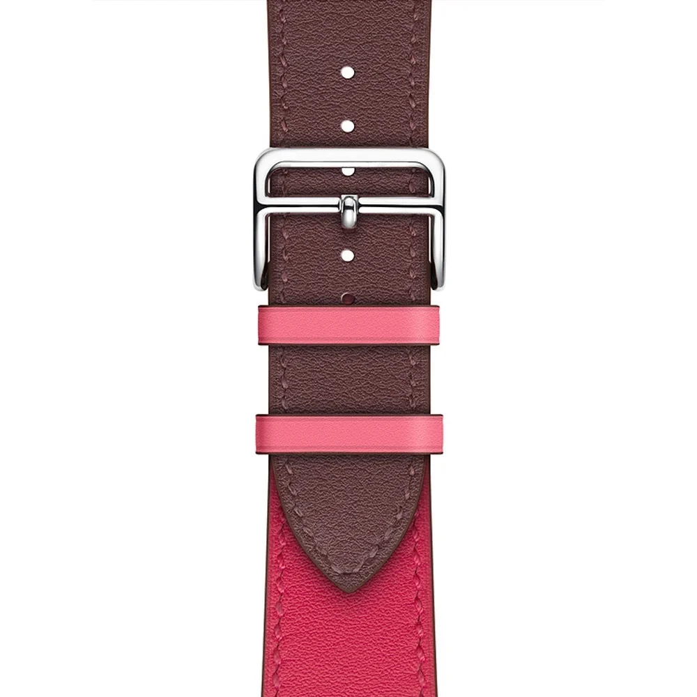 Ремешок для наручных часов для Apple Watch, версии 3, 2, 1 Спортивный Браслет, 42 мм, 38 мм, 44 мм, ремешок для наручных часов iwatch, 4 полосным кожаная Петля