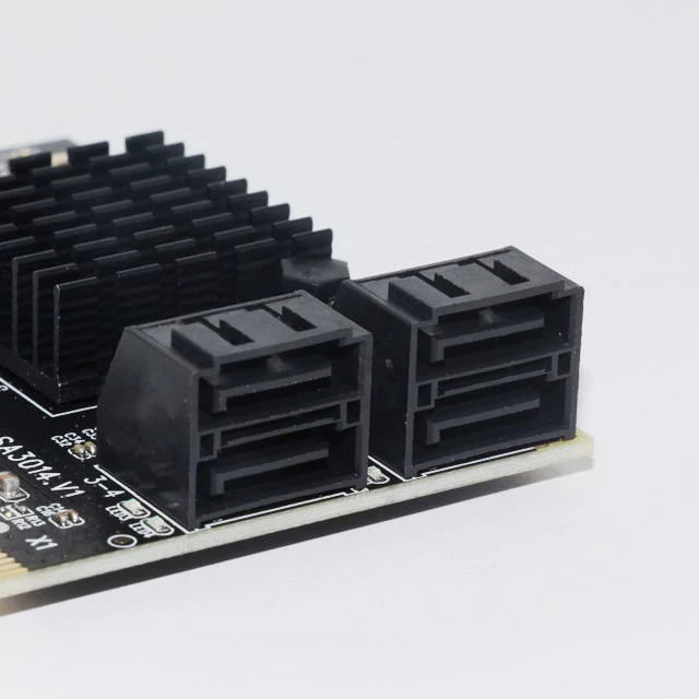 Pcie-карта Sata Pci-E адаптер Pci Express для Sata3.0 карты расширения 4 порта Sata III 6G для Ssd Hdd Ipfs Mining