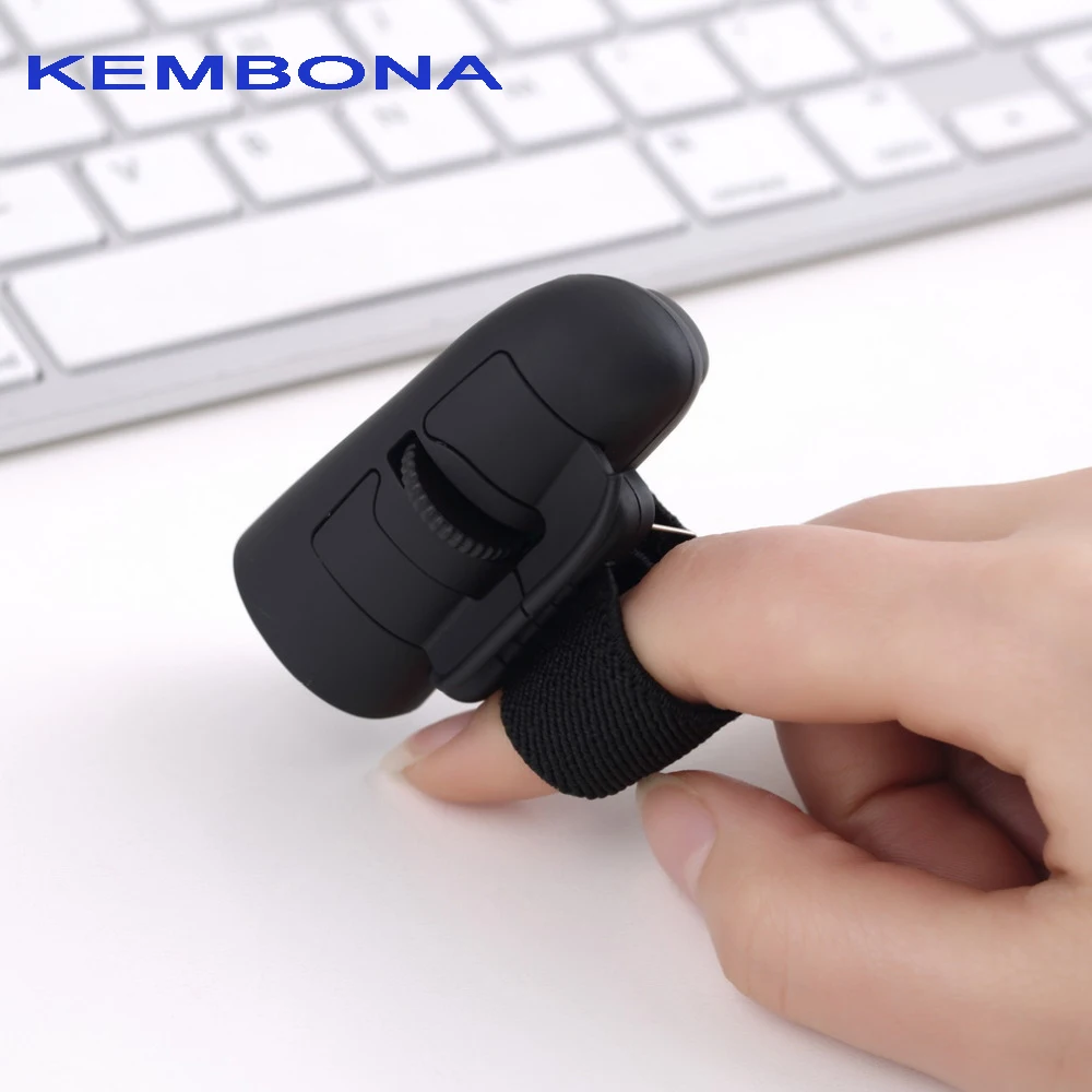 KEMBONA 2 4 GHz USB Беспроводные кольца мыши для пальцев Оптическая мышь 1600 точек/дюйм