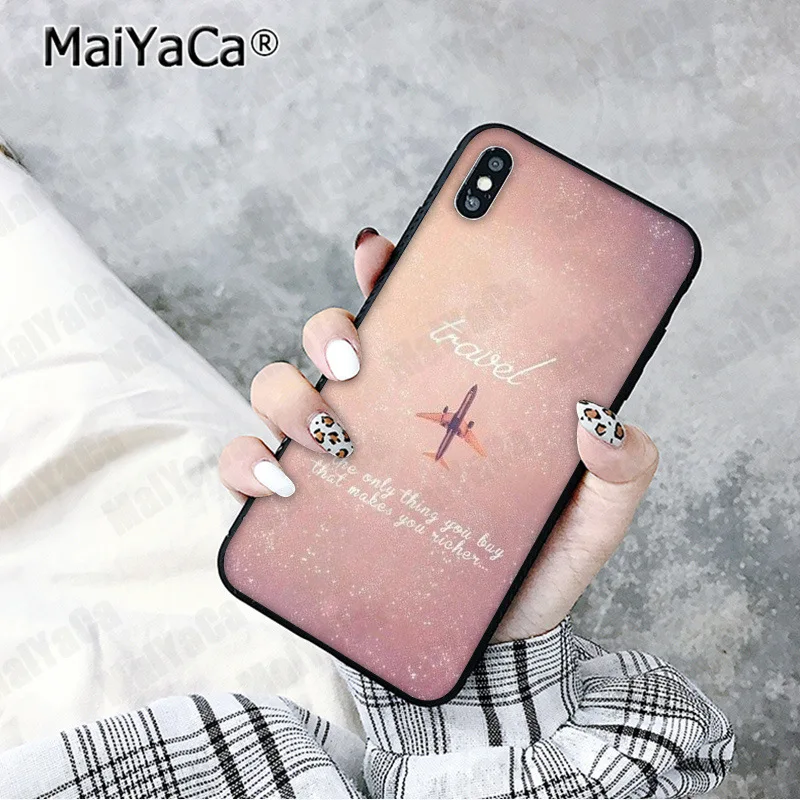 MaiYaCa avión fly viaje nube avión cliente teléfono funda para Apple iPhone 8 7 6 6 S Plus X XS MAX 5 5S SE XR cubierta MaiYaCa avión fly viaje nube avión cliente teléfono funda para Apple iPhone 8 7 6 6 S Plus X XS MAX 5 5S SE XR cubierta