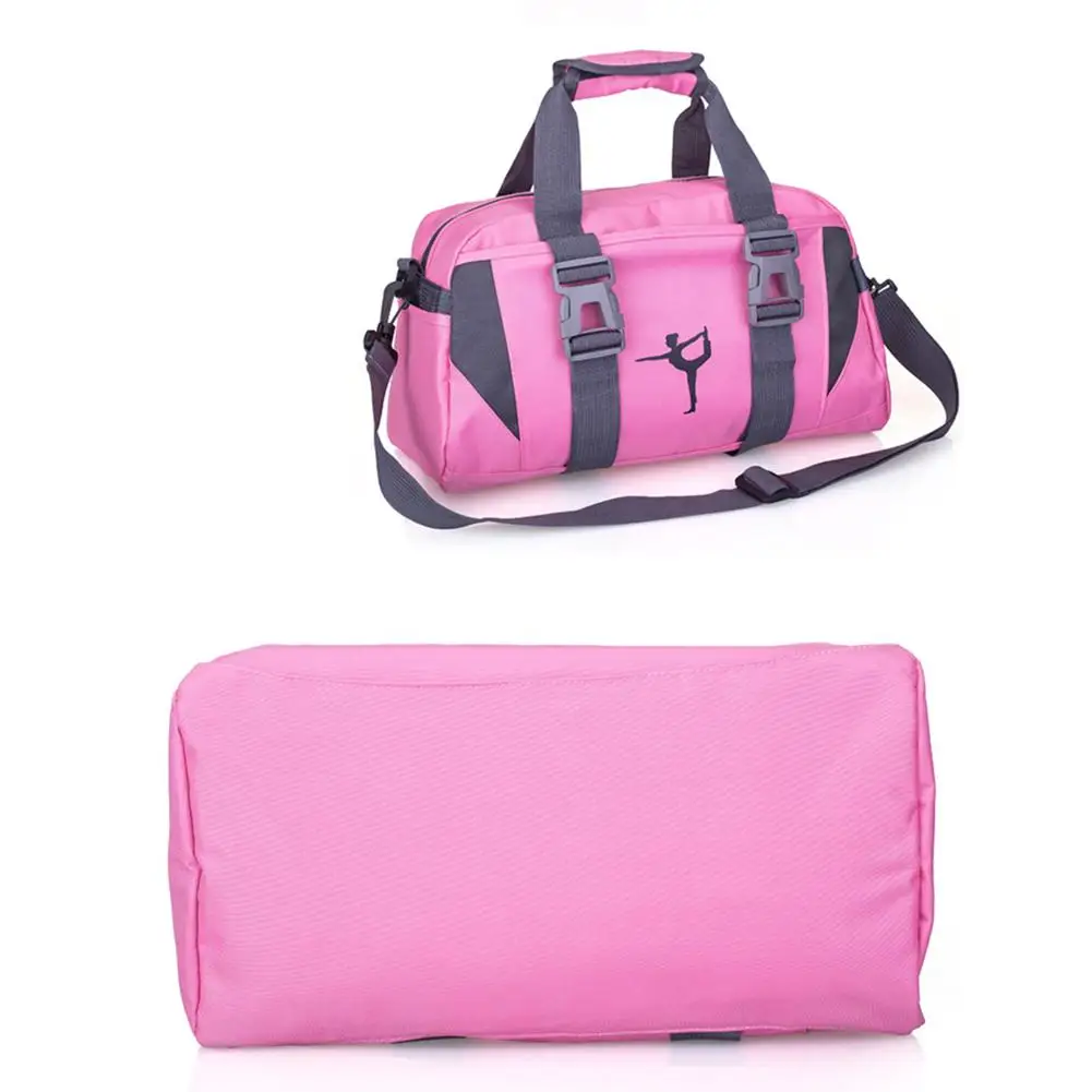 Yoga Fitness Bag Waterproof Nylon Training Shoulder Crossbody Sport Bag For Women Fitness Travel Duffel Clothes Gym Bags