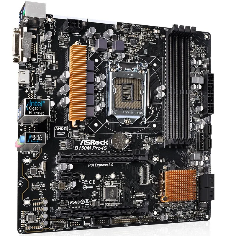 

new original motherboard B150M Pro4S LGA 1151 DDR4 board 64G for I3 I5 I7 CPU Desktop motherborad