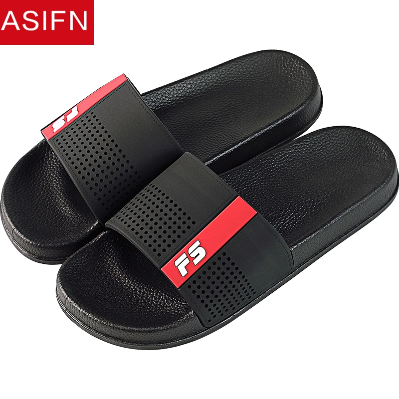 

ASIFN Men Summer Slippers Home Couple Non-slip Male Beach Flip Flops Slides Women Bathroom Soft Sole Outdoor Sapato Masculino