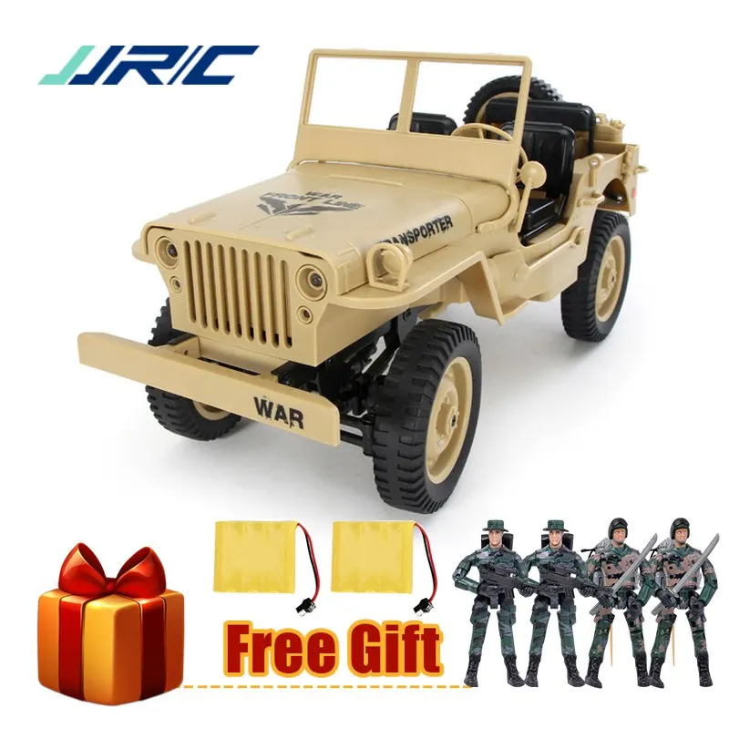 JJRC Q65 Мини RC Автомобиль 2,4G 1/10 Jedi пропорциональный 15 км/ч пульт дистанционного управления гусеничный военный RC автомобиль с навесом светодиодный светильник игрушки