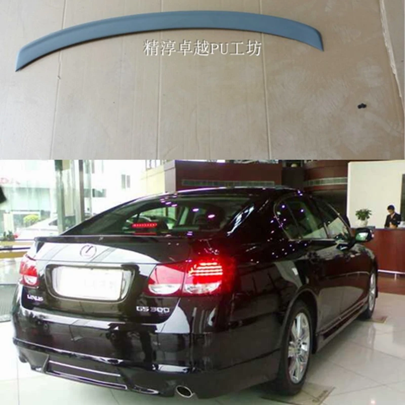 Для Lexus GS250 GS300 Спойлер ABS Материал заднее крыло автомобиля праймер цвет задний