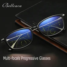 Многофокальные прогрессивные очки для чтения, женские и мужские очки по рецепту, женские мужские очки+ 1,0+ 1,5+ 2,0+ 2,5+ 3,0+ 3,5 BC787