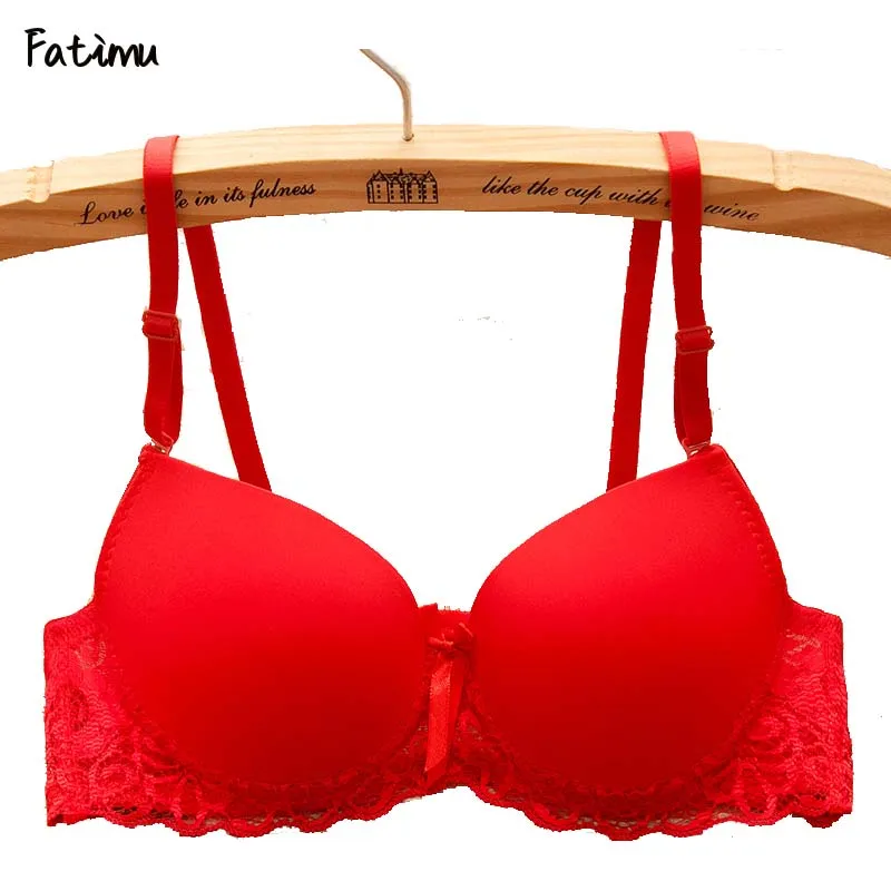 Fatimu Support Underwear Women Push Up Bra Plus Size Lingerie Padded Bra See Through Bra Underwire Bra Soutien Gorge Great Baby