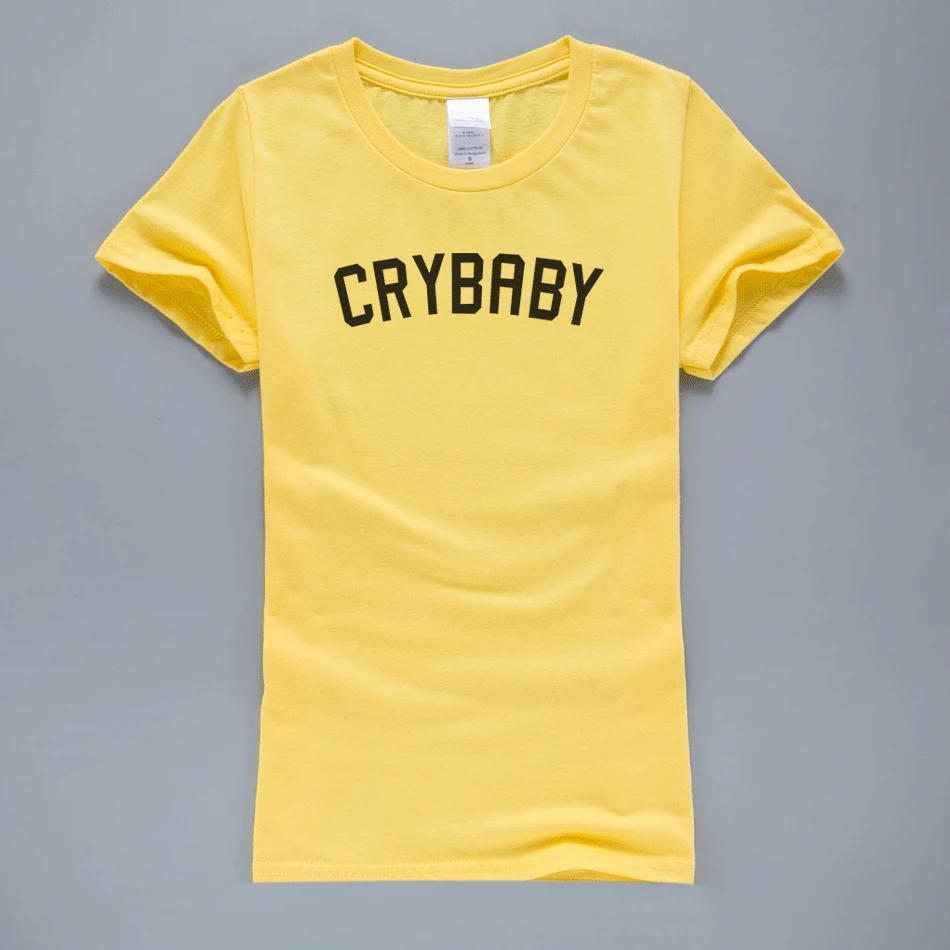 Кавайная футболка Cry Baby для женщин новинка 2019 Стильная летняя женская
