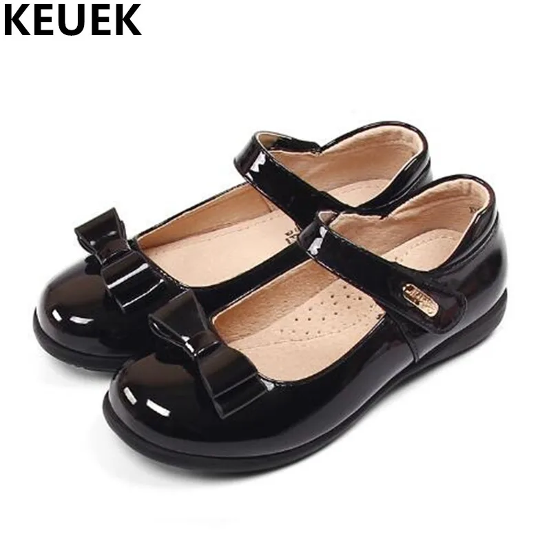 Buy New Girls Leather Shoes Student Princess Patent
