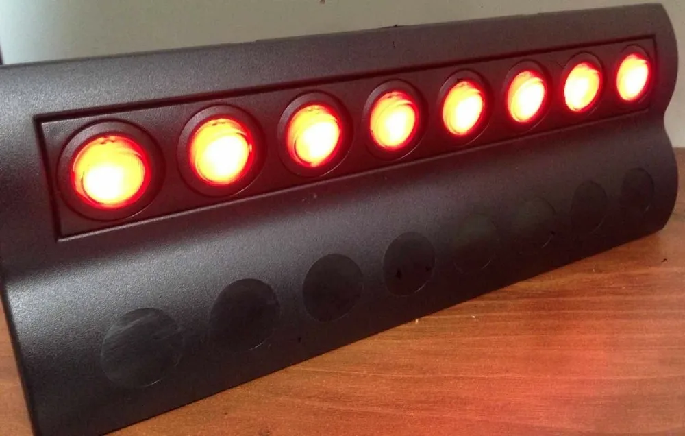 

12-24V MARINE BOAT SPLASHPROOF SWITCH PANEL 8 GANG WITH LED INDICATOR ROCKER AUTO FUSES