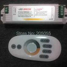 5 шт./лот 2,4 г WW/CW 12A сенсорный RF цвет Температура регулируемый светодиодный пульт дистанционного управления, настольная лампа, белый/теплый белый 5050 Светодиодные ленты Свет 12 V-24 V