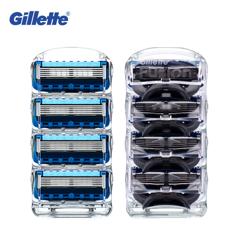 Jual Gillette Fusion Proglide Silet Cukur Pisau Merek Keselamatan Manual Wajah Tajam Shaver Mencukur Jenggot Pisau Cukur Blades Untuk Pria 8 pcs