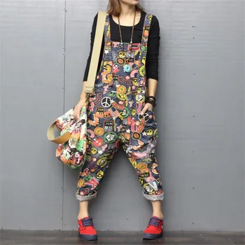 

fashion Jeans Women Jumpsuit Denim Romper Overalls Casual Long Trousers Vaqueros Basic Denim Pants Wide Leg Rompers Female