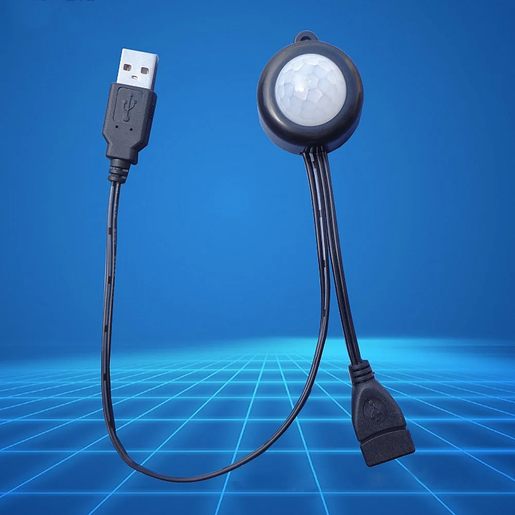 USB/5,5 штепсельной вилкой DC 5 V-24 V Мини светодиодный инфракрасный датчик движения из pir детектор переключатель в коридор шкаф Underbed Сенсор переключатель TDL-2025