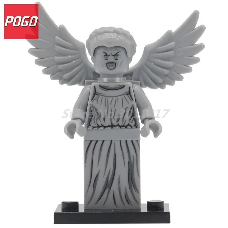 POGO The Weeping Angels Mini Dolls Block With Lepin Building Brick Sets Single Sale Educational Toys