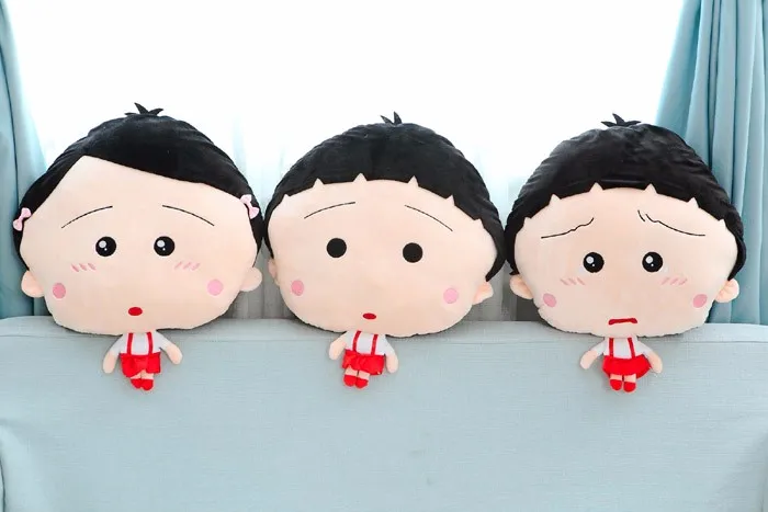 Подарок для ребенка 1 шт. 45 см мультфильм Сакура Момоко Chibi Maruko Chan плюшевые куклы подушка руки теплые Новинка Творческий девушка мягкую