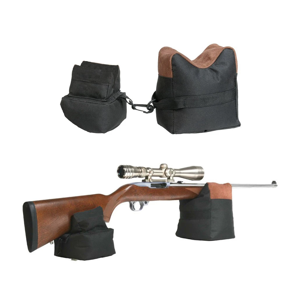 

Hunting Gun Shooting Target Front & Rear Bench Rest Bag Bracket Grab Bag Unfilled Stand Hunting Shotgun Gun Accessories