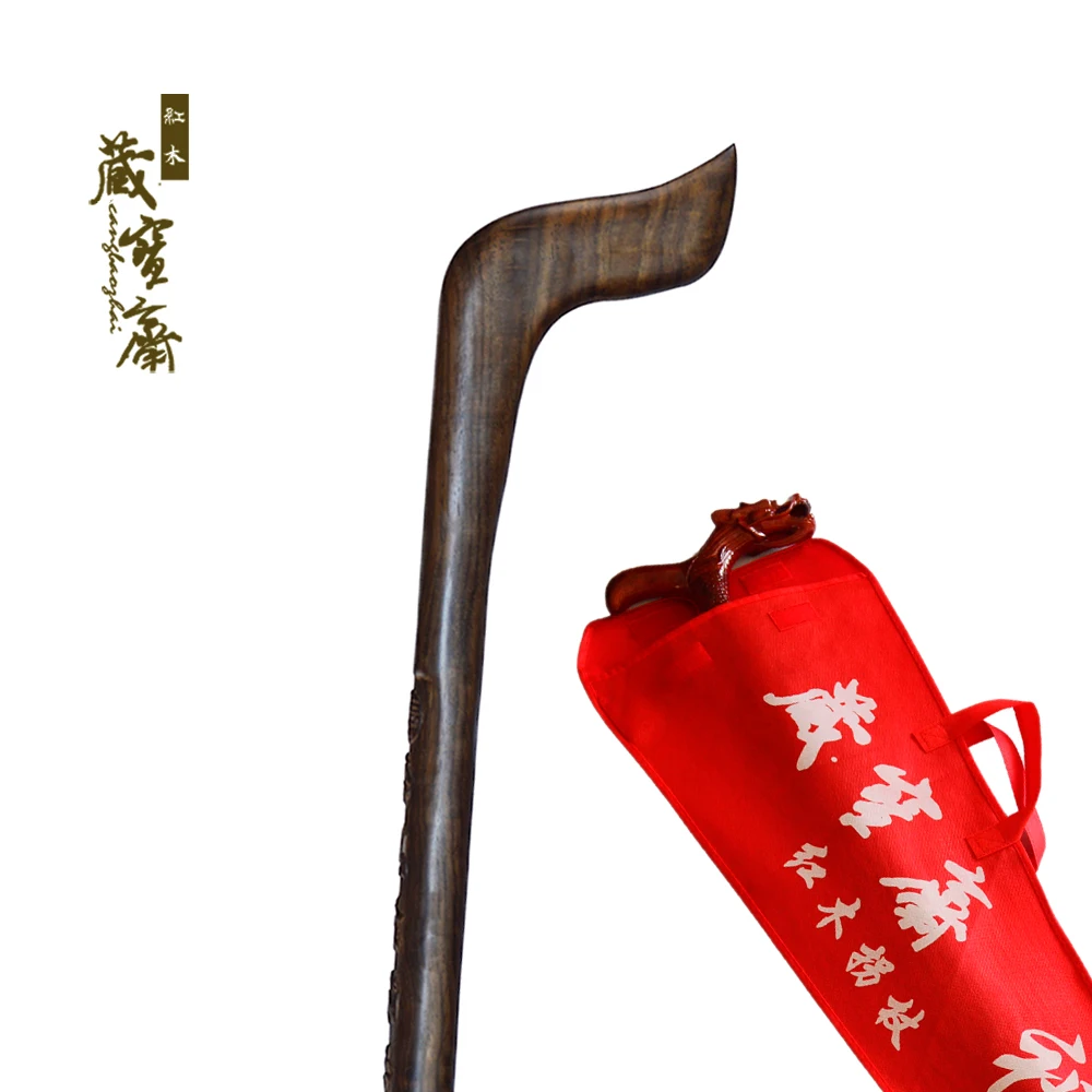 

Rosewood ebony wood stick stick leading old mahogany cane monolith one gift